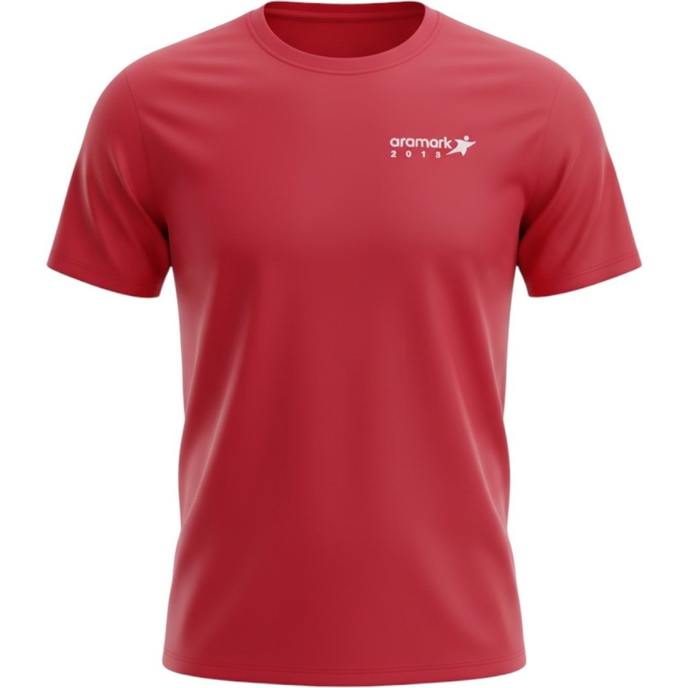 Sport-Tek Aramark Mens Large Red Performance T-Shirt 2019 Injury Free Workwear L